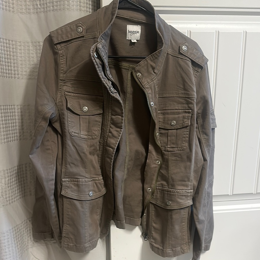 Kensie Brown Utility Jacket